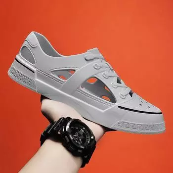 Сандалии унисекс летние роскошные мокасины из ПВХ для мужчин и женщин удобные пляжные повседневные походные модные сандалии для активного отдыха 36