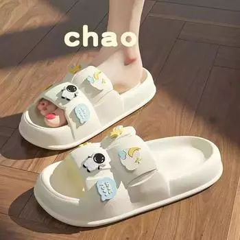 Сандалии женские летние домашние домашние для ванной комнаты внутри нескользящие тапочки для внешней одежды для пар