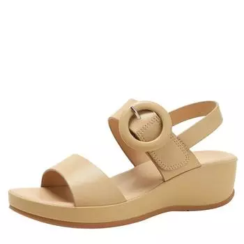 Сандалии женские летние новые модные сотни удобных повседневных туфель на плоской подошве с утолщенной подошвой на среднем каблуке 36 белый