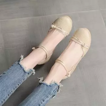 Сандалии женские лето 2025 новые туфли на танкетке повседневные туфли на танкетке в римском стиле европейские и американские сандалии модные корейские сандалии 34