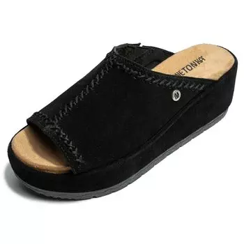 Сандалии женские Minnetonka Paislee cm, черные, 24,0 чёрный