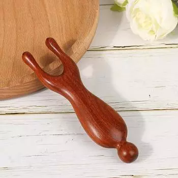 Сандаловое дерево Массаж носа Массаж глазных точек тела Многофункциональный меридиан Кровоочистительный гребень в форме лягушки с широкими зубцами