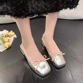 Sandals and Slippers for Women To Wear Outside and Half Slippers 2024 New Spring and Autumn All-match Baotou Women s Slippers 35 чёрный