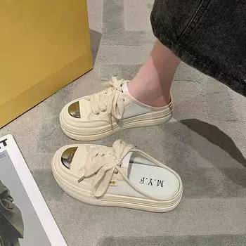 Sandals Clear Shoes for Women 2024 Junior Slides with Bow Woman Slippers Platform Thick Mules Summer High Up To 5cm Heel Trend W 35