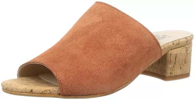 Sandals Cork Heel Mule Orange cm 2E [Bontre] Women s 23.0 оранжевый