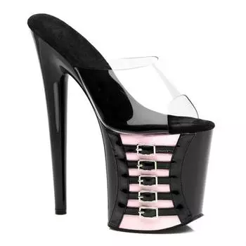 Sandals girl 2025 summer new high-heeled waterproof table stiletto shoes fairy style versatile with skirt super high heel 23CM 34 красный