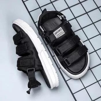 Sandals Men s Beach Summer Outfit Vietnamese Open-toed Men s Driving Teen Student Sandals Sandals 36