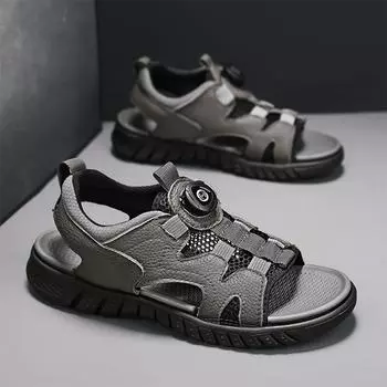 Sandals men s summer 2025 new soft-soled outer wear men s non-slip and wear-resistant driving summer 47 large size sand Shoes 38