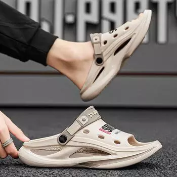 Sandals Men s Summer Breathable Driving Shoes Beach Sandal Men 39 хаки