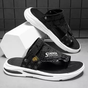 Sandals men s summer new high-value men s sandals outdoor versatile casual non-slip wear-resistant sports beach sandals 39 серый