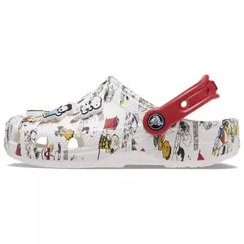 Sandals Peanuts Classic Clog Kids cm [Crocs] White/Multi 20.0