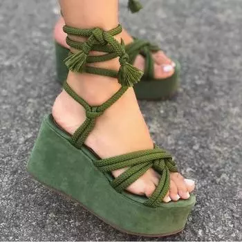 Sandals Women Summer Fashion Women s Sandals 2024 Women s Wedge Sandals Cross Straps Casual Women s Shoes Women s High Heels 36