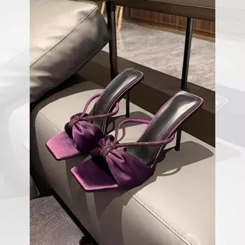 Sandals Women with Skirt Summer Burst Thin Heel Square Head Open Toe Foreign Style Wear High Heels Sandals 34 белый