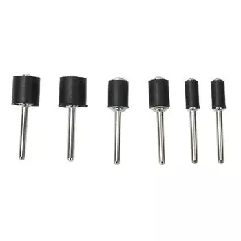 Sandpaper Sanding Mandrels 1/8 Inch Shank 6.35/9.5/12.7mm 6pcs Drill