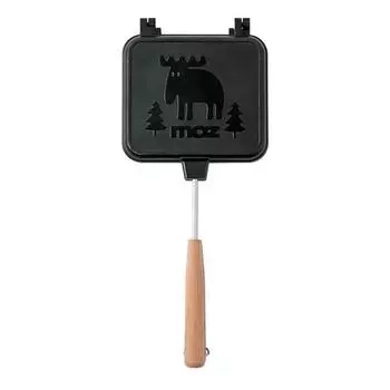 Sandwich Baking Tray Nonstick Double Pan Nonstick Pan Double Sided BBQ Skillets Aluminum Alloy Pot With Lid for Kitchen