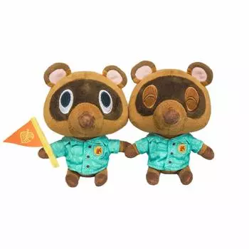 Sanei Boeki Animal Crossing ALL STAR COLLECTION Мягкая игрушка Mamekichi Tsubukichi DPA03 и (S) Ш20Г10,5В15см