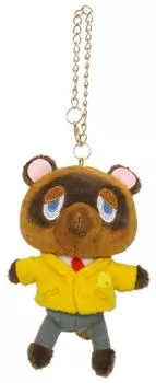 Sanei Boeki Animal Crossing ALL STAR COLLECTION Tanukichi x D9 x H11cm Stuffed Mascot DM03 (Mascot) W7.5