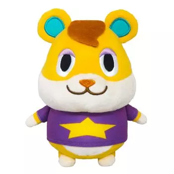 Sanei Boeki Animal Crossing ALL STAR COLLECTION Мягкая игрушка Hamsuke DP25 (S) Ш11Г10В19см