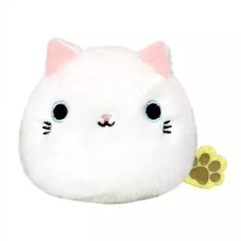 Sanei Boeki Cat Dango White (Reprint) W9 x D8 x H7cm Stuffed Toy