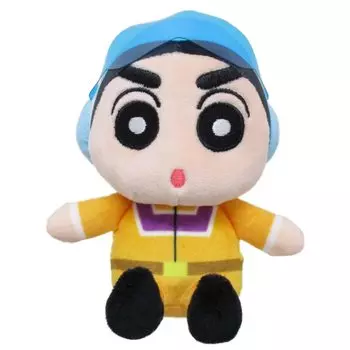 Sanei Boeki Crayon Movie Stars Defense Force x D7 x Мягкая игрушка MS05 Shin-chan Shin-chan W7.5 H11.5cm