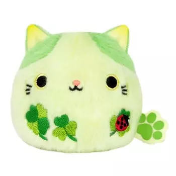 Sanei Boeki Dango Friends Flower Cat Dango Clover Ш7,5 x Г6 x В7 см мягкая игрушка NDH03