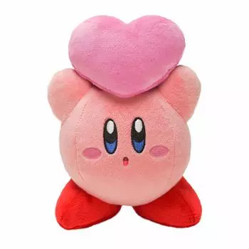 Sanei Boeki Kirby of the Stars ALL STAR COLLECTION Kirby Heart Ш11 x Г8 x В15 см Мягкая игрушка KP33 (Друзья бросают) (S)