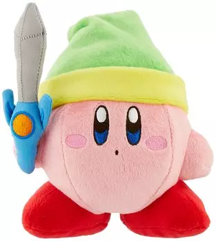 Sanei Boeki Kirby of the Stars ALL STAR COLLECTION Sword Kirby W13 x x H10cm Plush KP09 (S) D8.5