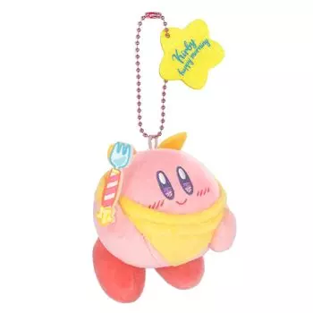 Sanei Boeki Kirby of the Stars Kirby Happy Morning Mascot Завтрак Ш8 x Г9 x В8см Плюшевая игрушка Kirby s KHM-04 розовый