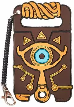 Sanei Boeki Легенда о Zelda Дыхание дикой природы Разные товары Резиновый пропуск Чехол xx ZZ24 (Камень Искателя) Ш7.5 Г0.7 В12.8см