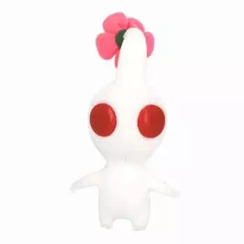 Sanei Boeki Pikmin ALL STAR COLLECTION плюшевая игрушка белый пикмин Ш7 x Г6,5 x В13,5 см PK09