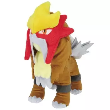 Sanei Boeki Pokemon ALL STAR COLLECTION Entei x D24 x Stuffed Pokemon PP63 (S) W10.5 H23.5cm