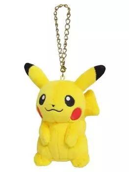 Sanei Boeki Pokemon ALL STAR COLLECTION Пикачу Талисман Ш9 x x В11 см Мягкая игрушка-талисман Покемон PM04 D6.5
