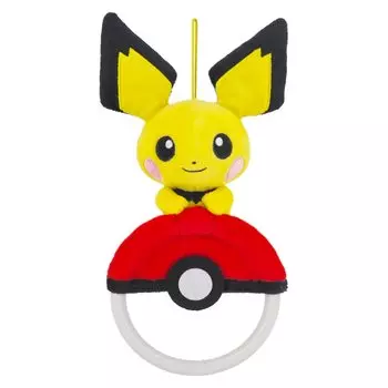 Sanei Boeki Pokemon Coconimo Pokemon плюшевая вешалка для полотенец Pichu x D7 x H24см мягкие разные товары Pokemon CPZ04 W13.5