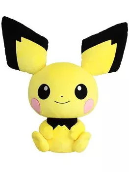 Sanei Boeki Pokemon Очень большая мягкая игрушка Пичу, высота 60 см, большаяБольше!