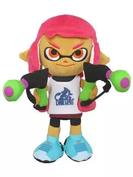 Sanei Boeki Splatoon 2 ALL STAR COLLECTION Мягкая игрушка для девочек SP26 (S) Ш12Г17В23см