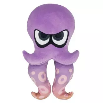 Sanei Boeki Splatoon 3 ALL STAR COLLECTION Осьминог Фиолетовый Плюшевый SP35 (S) Ш10,5Г6В22см