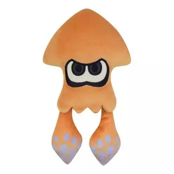 Sanei Boeki Splatoon 3 ALL STAR COLLECTION мягкая игрушка в виде кальмара оранжевого цвета SP32 (S) Ш13Г4В22см