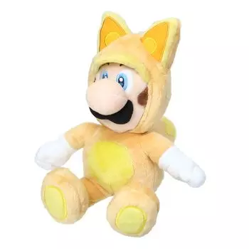 Sanei Boeki Super Mario 3D Land Fox Luigi 12 x 11 x 24 см мягкая игрушка (S)