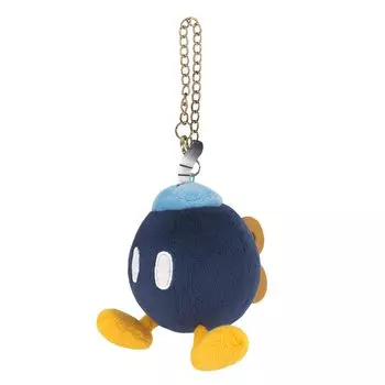 Sanei Boeki Super Mario ALL STAR COLLECTION Bombhei x D10 x Мягкая игрушка-талисман MM08 (Талисман) Ш8.5 В9.5см