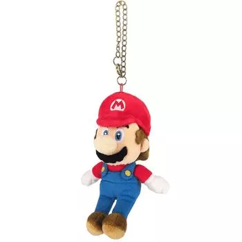 Sanei Boeki Super Mario ALL STAR COLLECTION Марио W9 x D8 x мягкая игрушка MM01 (Талисман) Высота 15,5 см
