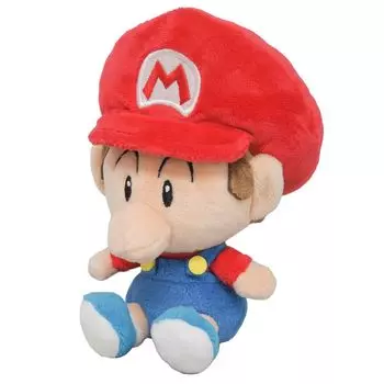 Sanei Boeki Super Mario ALL STAR COLLECTION Мягкая игрушка Марио для малышей AC52 (S) Ш10Г11В15см