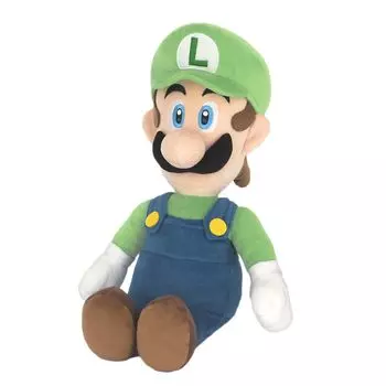 Sanei Boeki Super Mario ALL STAR COLLECTION Луиджи W16 xx H37см Мягкая игрушка AC18 (M) Д14.5
