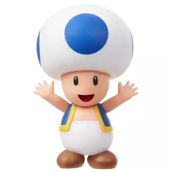 Sanei Boeki Super Mario Figure Collection Blue Toad FCM-033