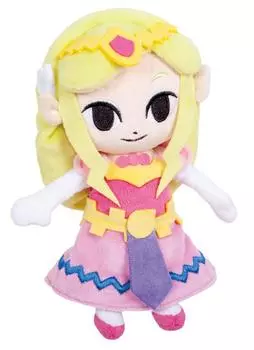 Sanei Boeki The Legend of The Wind Waker HD Принцесса Зельда x D7 x H21см Мягкая игрушка Зельда (S) В9.5