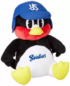 Sanei Boeki Tokyo Yakult Swallows Official Goods Sitting Tsubakuro Large Plush Toy Height 32cm