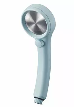 SANEI company Sanei Faucet Shower Head Rainy Hand Stop Water Saving Rate Ultra Fine Water Flow Increased Momentum Stainless Steel Shower Plate Blue синий