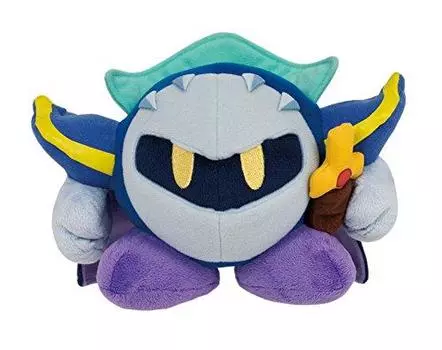 Sanei Kirby Adventure Series All Star Collection Meta Knight 5.5 Plush