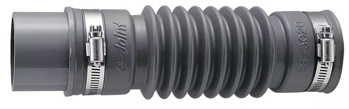 SANEI Машинный дренажный поддон с регулируемой центральной длиной [Гибкий для мойки] Гибкий, смещение, серый, 200 мм, H6420T-50X200