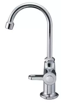 SANEI party Вертикальный гибкий смеситель Спецификация для холодного региона [Керамический смеситель/для раковины] JA546HCK-13 серебряный