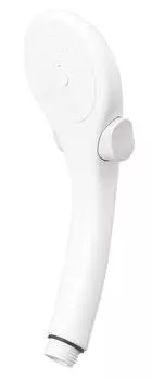 SANEI Shower Head Water Saving Stop Shamogie and Lightweight with Hand Stop Matte White [Thin & Function] PS39631-80XA-MW